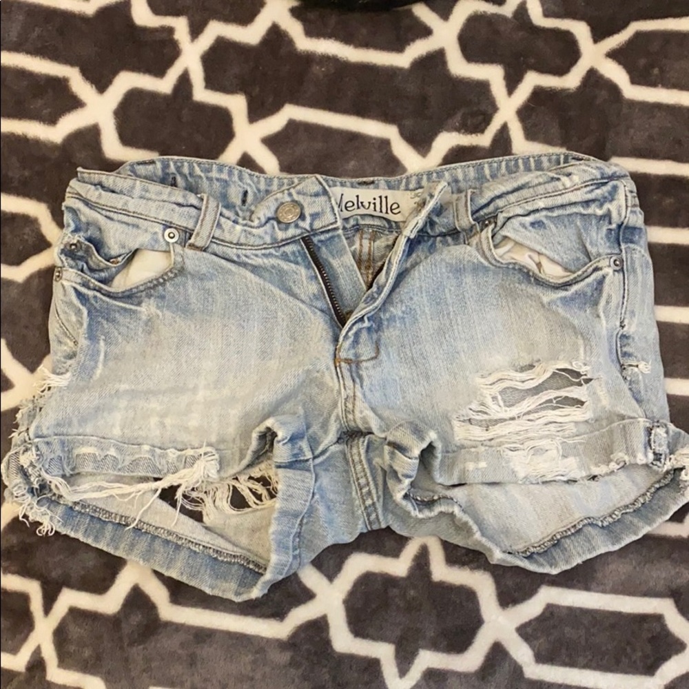 Ripped shorts